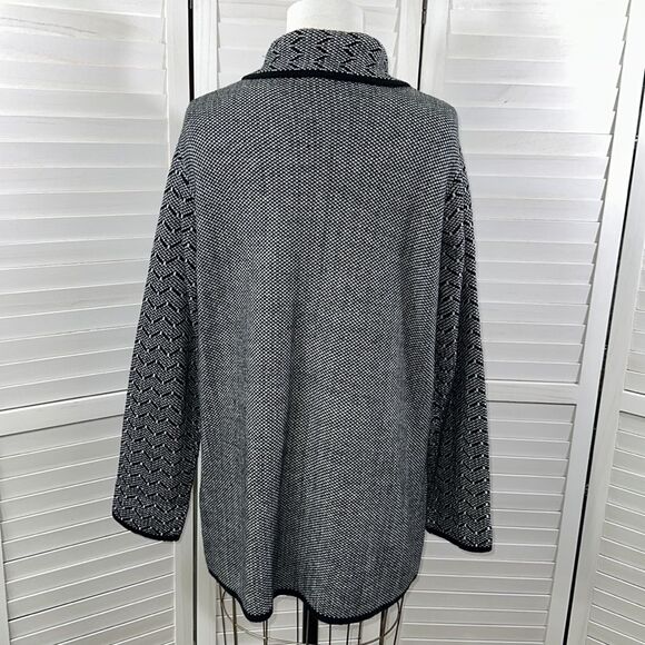 Soni Sweater Coat Size 1X Long Line - Picture 6 of 10
